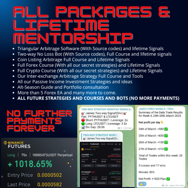 LIFETIME MASTER TRADER SUITE (FOR ALL PRESENT AND FUTURE STRATEGIES)