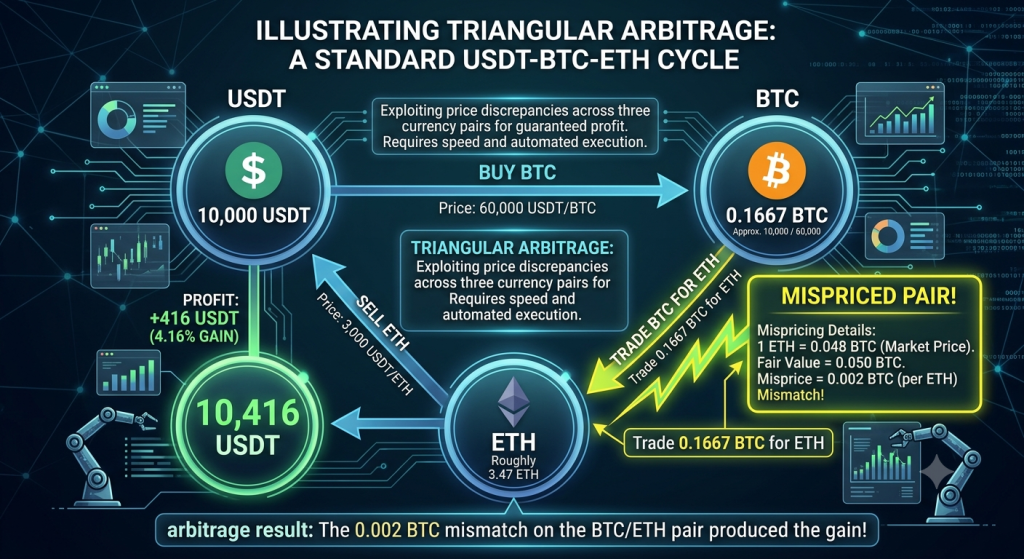 3 cycle arbitrage
