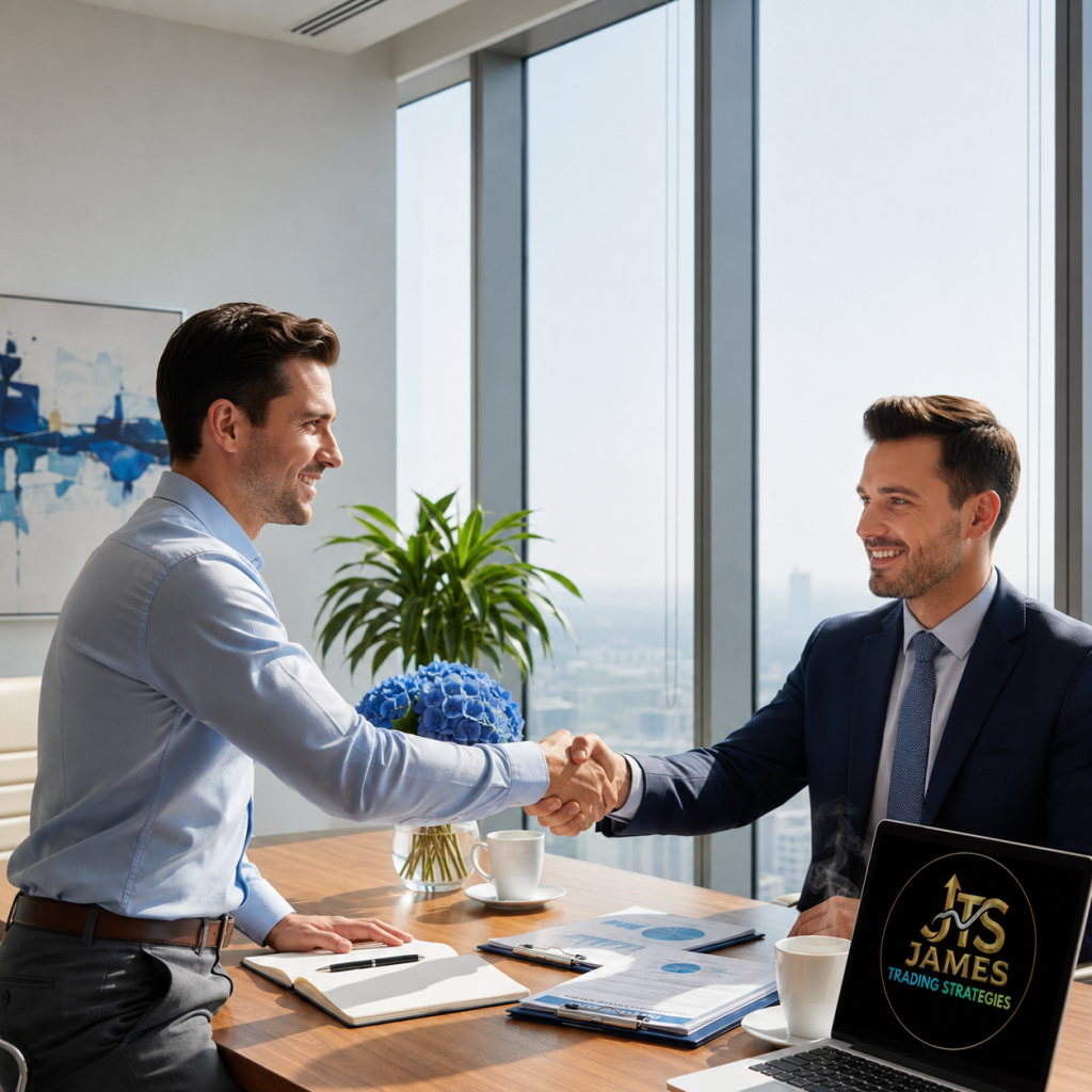 Prop firm service bot partnership James trading university