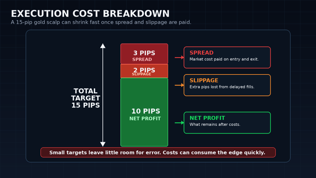 gold scalping strategy execution cost